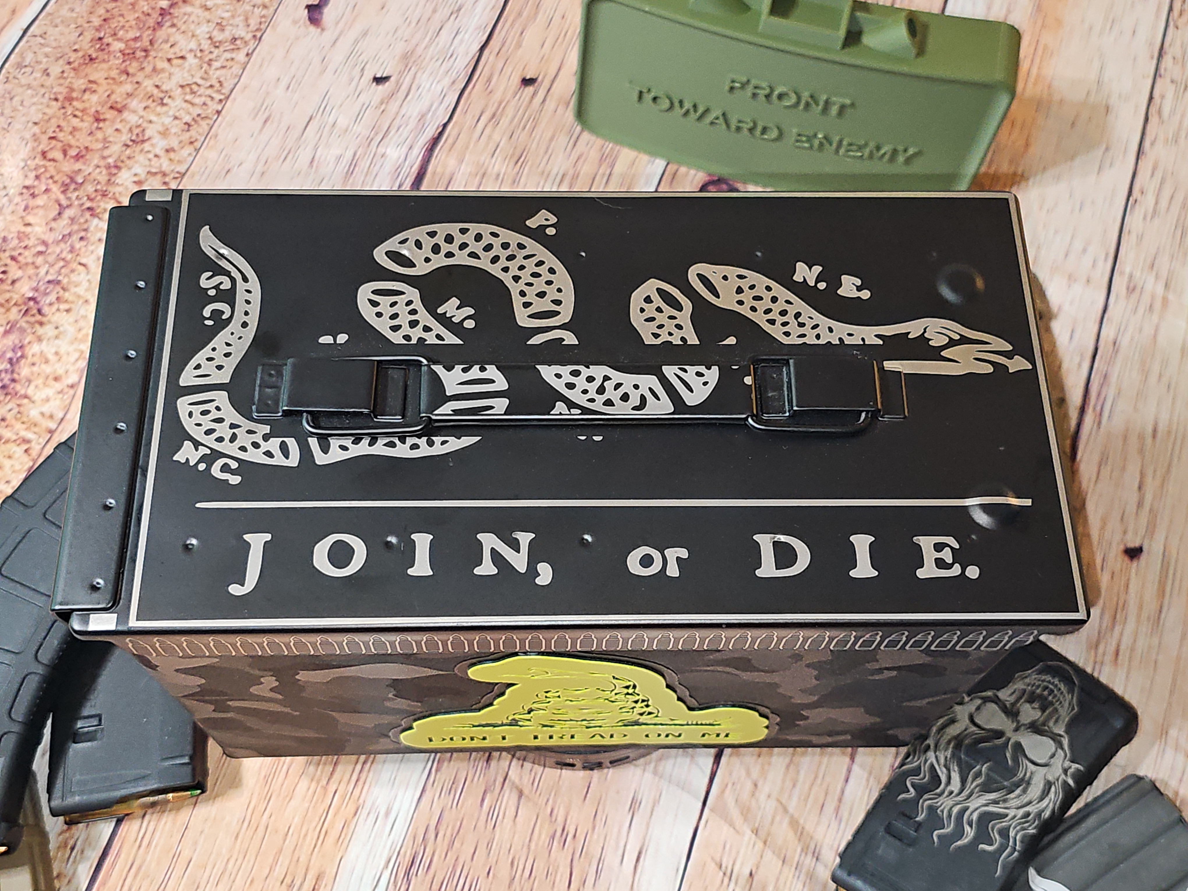 Custom Ammo Can - Laser engraved metal storage